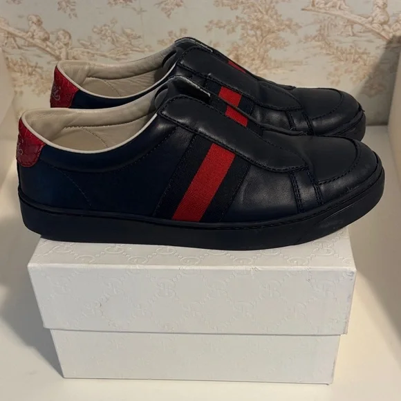 Gucci Boys Sneakers - Navy - Picture 5 of 7